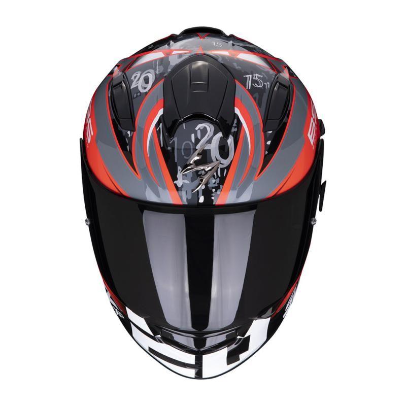 fabio scorpion helmet Scorpion EXO 491 Fabio 20 Full Face Helmet Grey/Red FREE UK Delivery