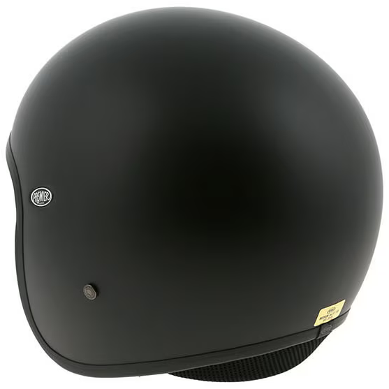 Premier Vintage U9 Open Face Helmet Matt Black - FREE UK Shipping, FREE 365 Day Returns | Moto Central
