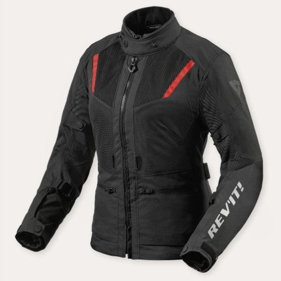 Revit Levante 2 H2O Ladies Textile Jacket Dark Grey - front view