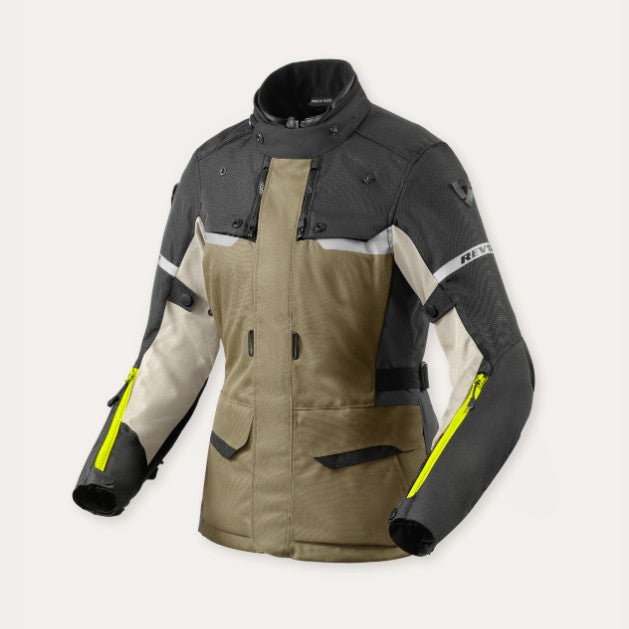 Revit Outback 4 H2O Ladies Textile Jacket Green / Anthracite - FREE UK Shipping, FREE 365 Day Returns | Moto Central
