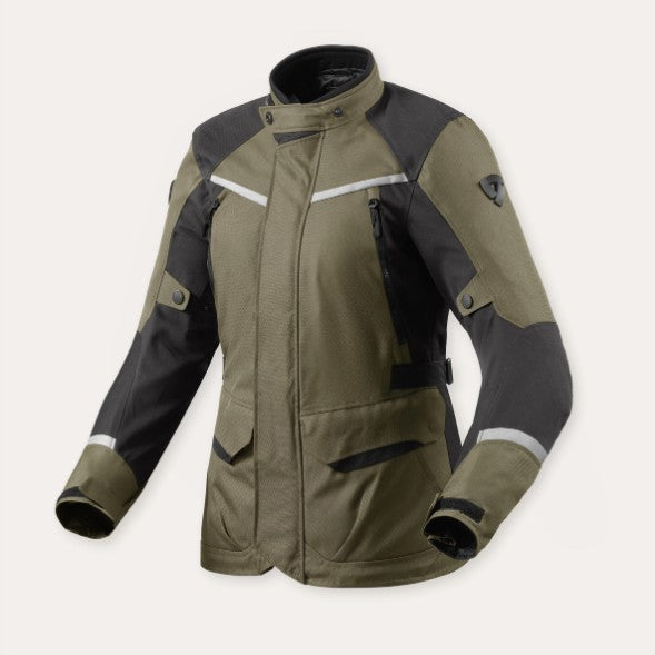 Revit Voltiac 3 H2O Ladies Textile Jacket Green / Anthracite - FREE UK Shipping, FREE 365 Day Returns | Moto Central