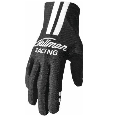 Thor Mainstay Roost Textile Gloves Black / White  - FREE UK Shipping, FREE 365 Day Returns | Moto Central
