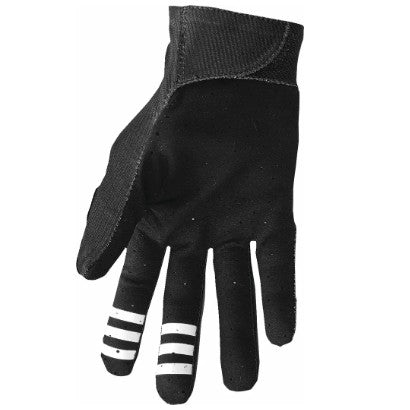 Thor Mainstay Roost Textile Gloves Black / White  - FREE UK Shipping, FREE 365 Day Returns | Moto Central