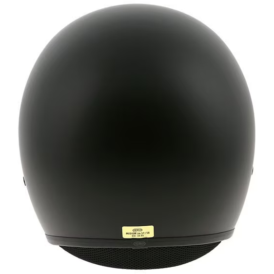 Premier Vintage U9 Open Face Helmet Matt Black - FREE UK Shipping, FREE 365 Day Returns | Moto Central