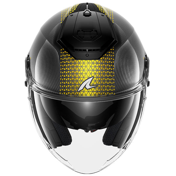 Shark RS Jet Carbon Ikonik Black / Silver / Yellow