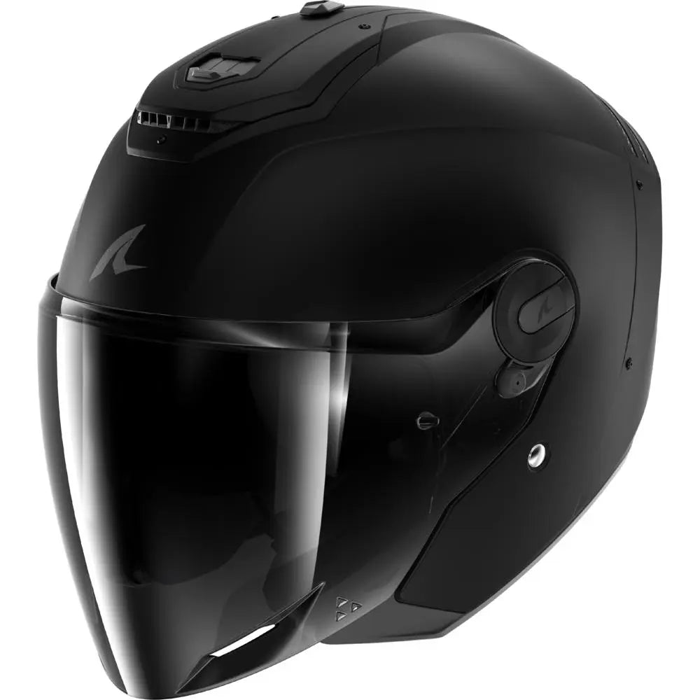 Shark RS Jet Dark Shadow Matt Black - FREE UK Shipping, FREE 365 Day Returns | Moto Central