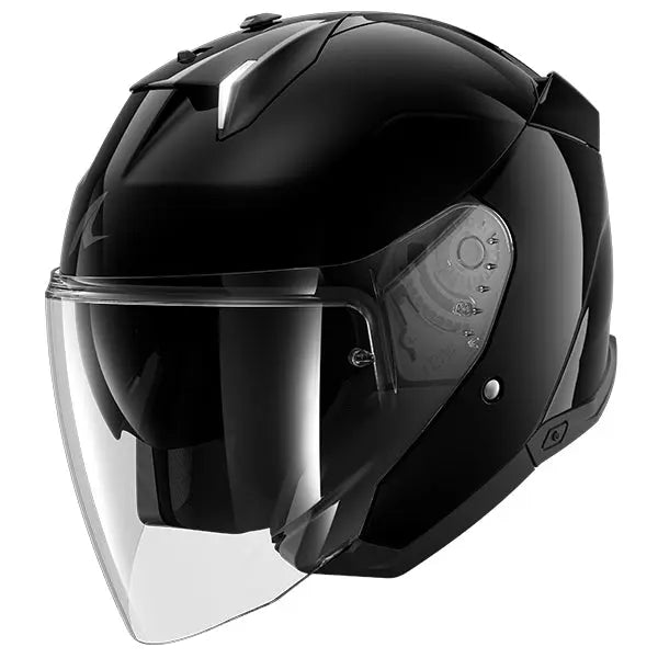 Shark Skwal i3 Jet Blank Black - FREE UK Shipping, FREE 365 Day Returns | Moto Central