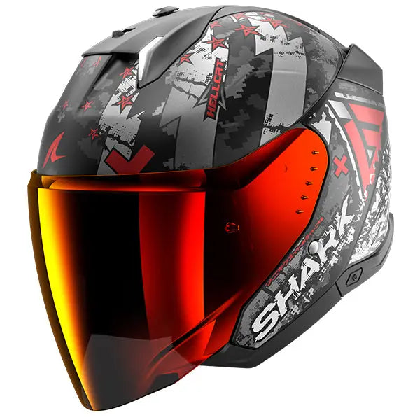 Shark Skwal i3 Jet Hellcat Black / Anthracite / Red - FREE UK Shipping, FREE 365 Day Returns | Moto Central