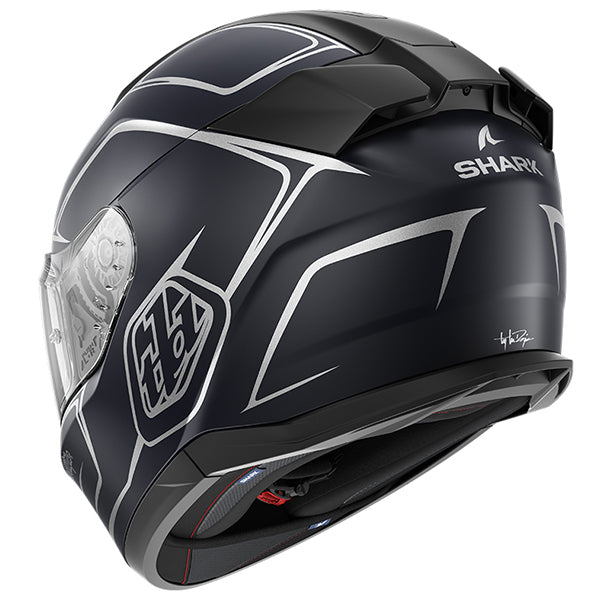 Shark x Troy Lee Designs D-Skwal 3 Drone Black / Silver