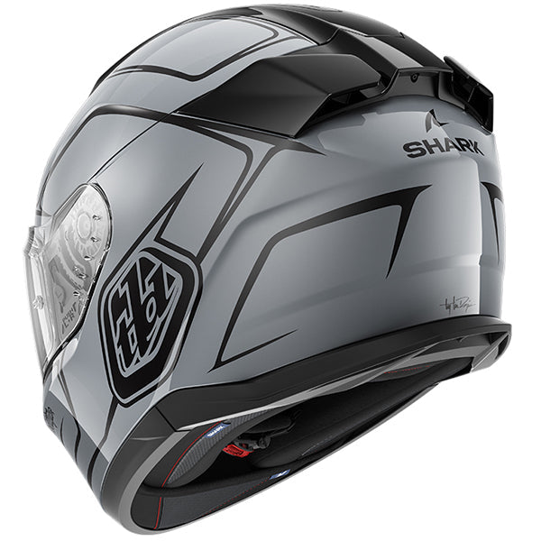 Shark x Troy Lee Designs D-Skwal 3 Drone Silver / Black