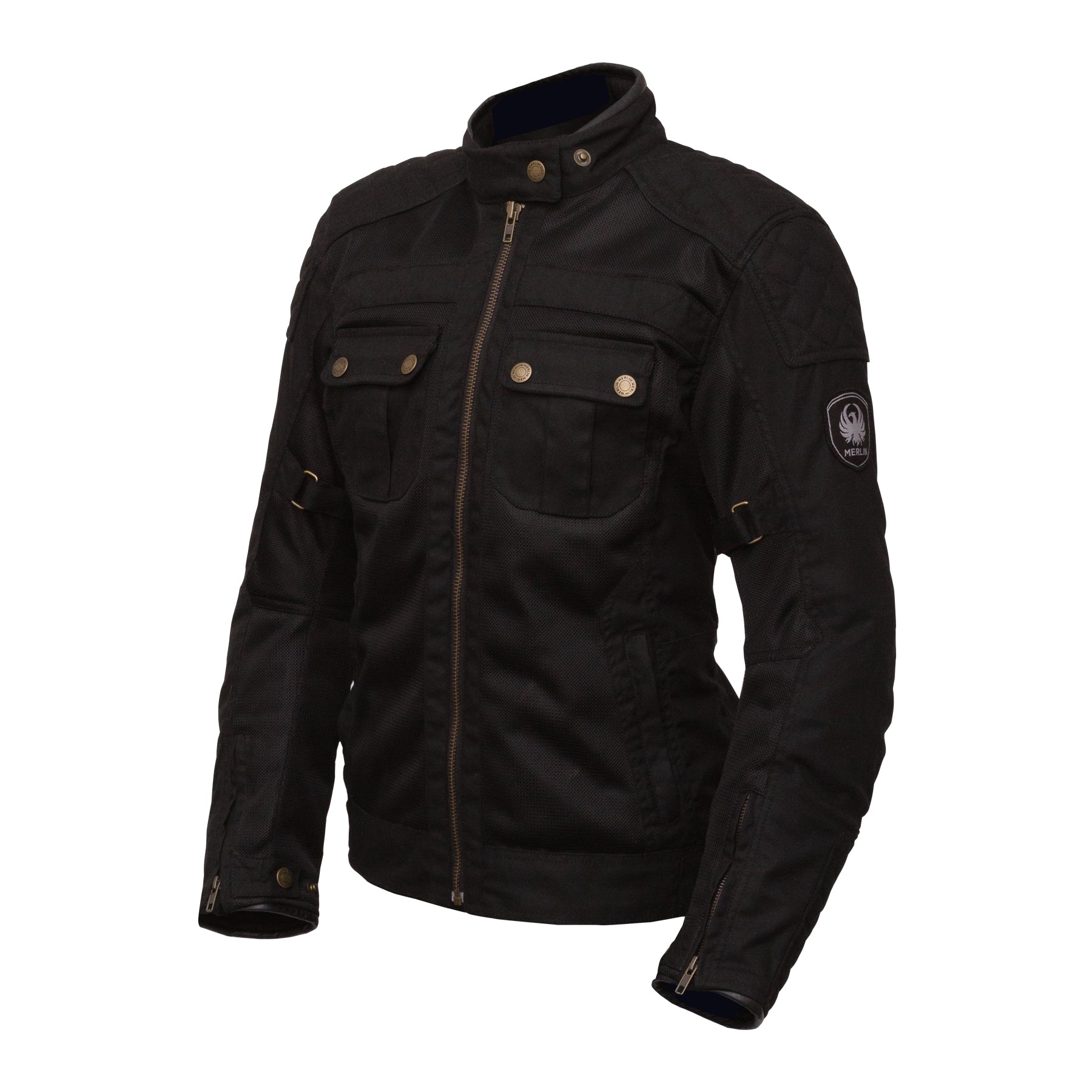 Merlin Shenstone Cotec Air Ladies Jacket Black FREE UK Delivery, FREE 365 Day Returns | Moto Central