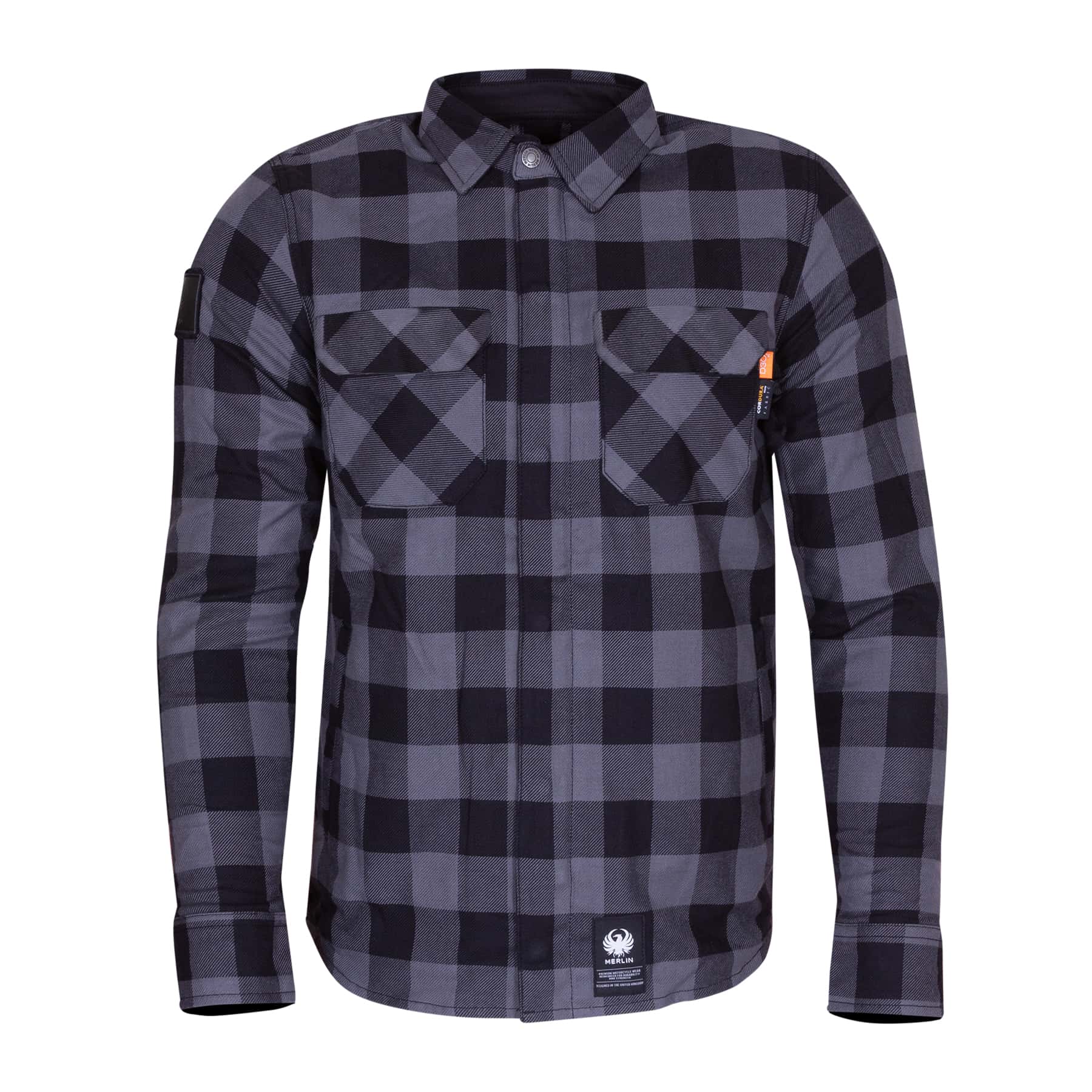 Merlin Sherbrook D3O Single Layer Riding Shirt Grey FREE UK Delivery, FREE 365 Day Returns | Moto Central