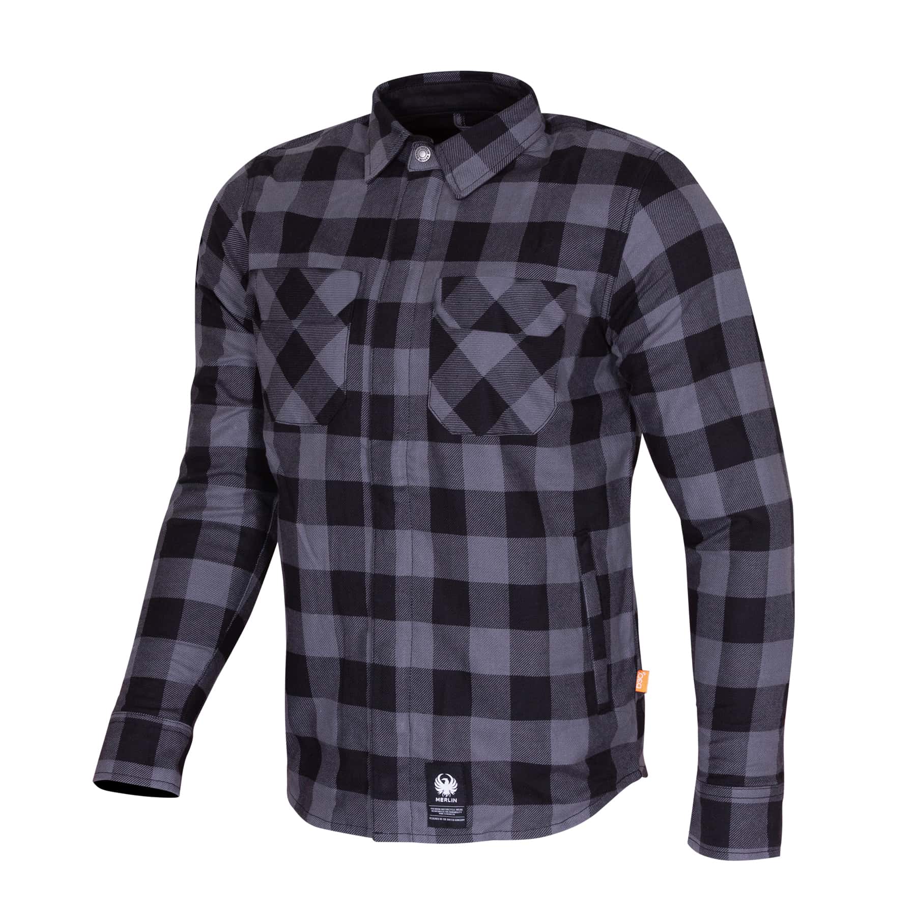 Merlin Sherbrook D3O Single Layer Riding Shirt Grey FREE UK Delivery, FREE 365 Day Returns | Moto Central