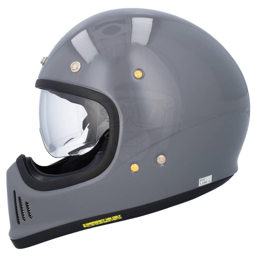 shoei ex-zero motorcycle helmet Shoei Ex-Zero Plain Full Face Helmet Basalt Grey FREE UK Delivery