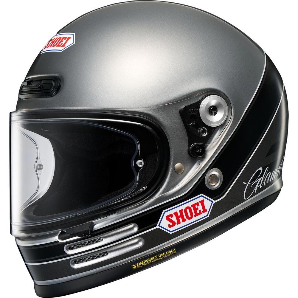 Shoei Glamster 06 Abiding TC10 Full Face Helmet Grey/Black FREE P&P