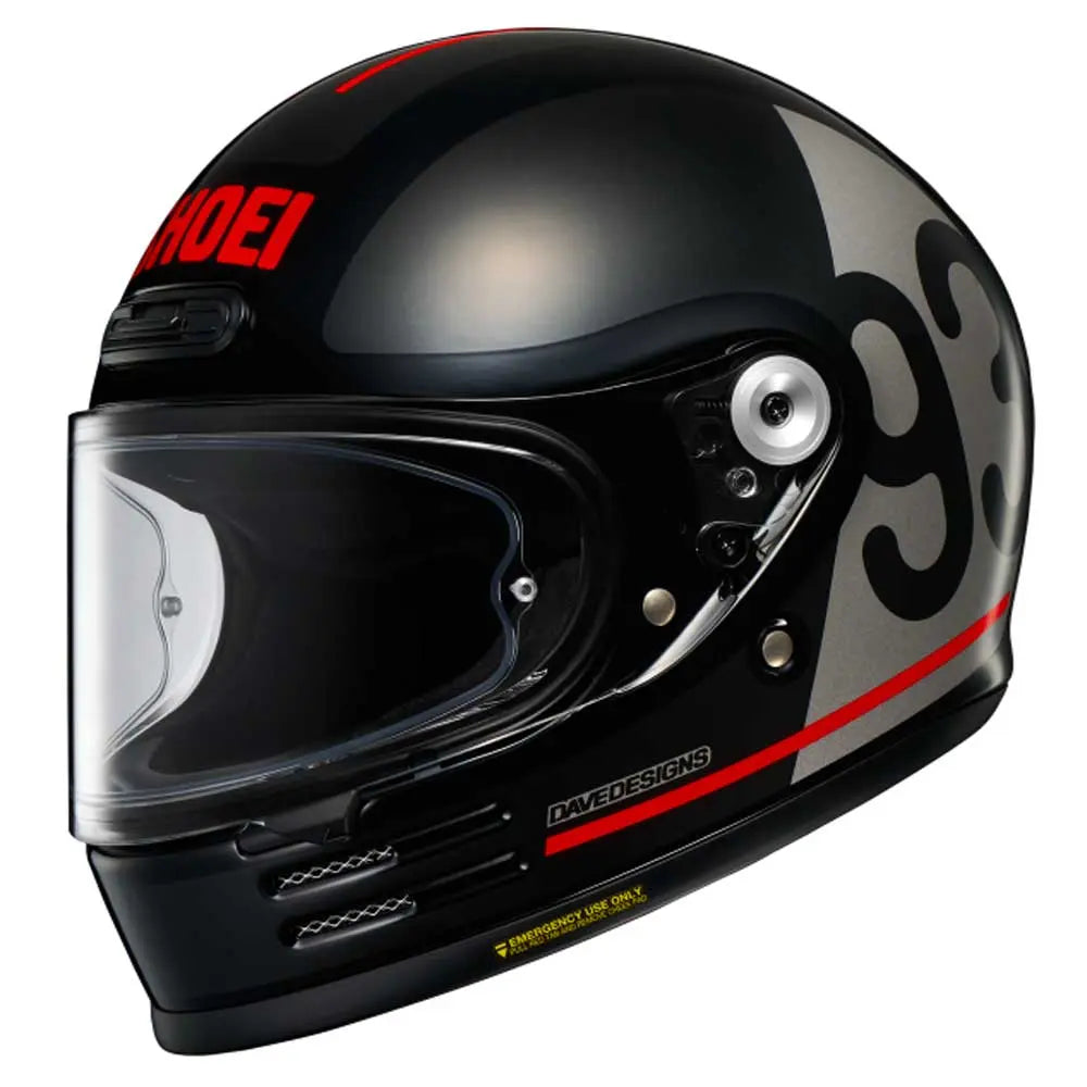Shoei Glamster 06 MM93 TC5 Black FREE UK Delivery, FREE Returns