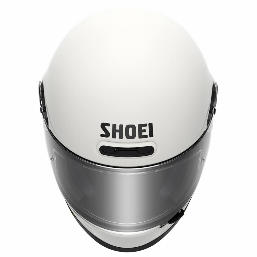 【良品】SHOEI glamster ホワイト L Shoei Glamster 06 Plain Full Face Helmet Off White FREE UK Delivery