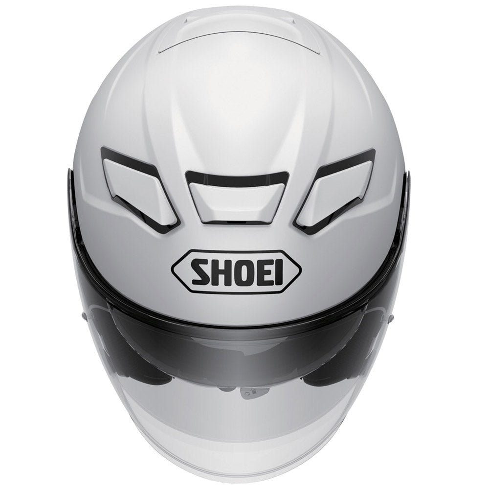 Shoei J-Cruise Plain Open Face Helmet White FREE Delivery Returns