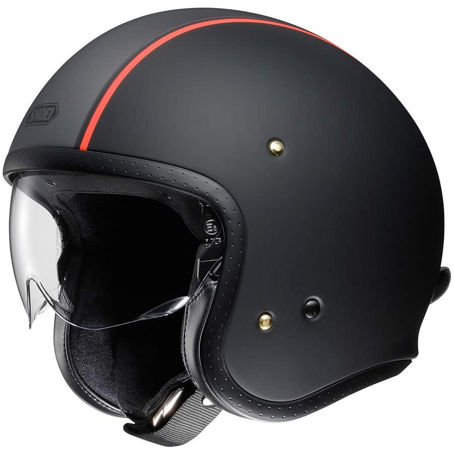 Shoei J.O Carburettor TC8 Open Face Helmet Black FREE UK Delivery