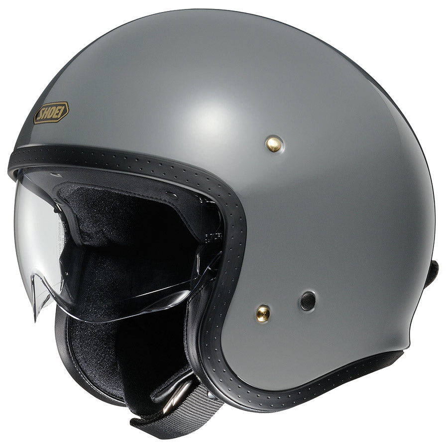 SHOEI　JO　グレー　ジェットヘルメット　J.O　XL Shoei J.O Plain Open Face Helmet Rat Grey FREE Delivery, FREE Returns