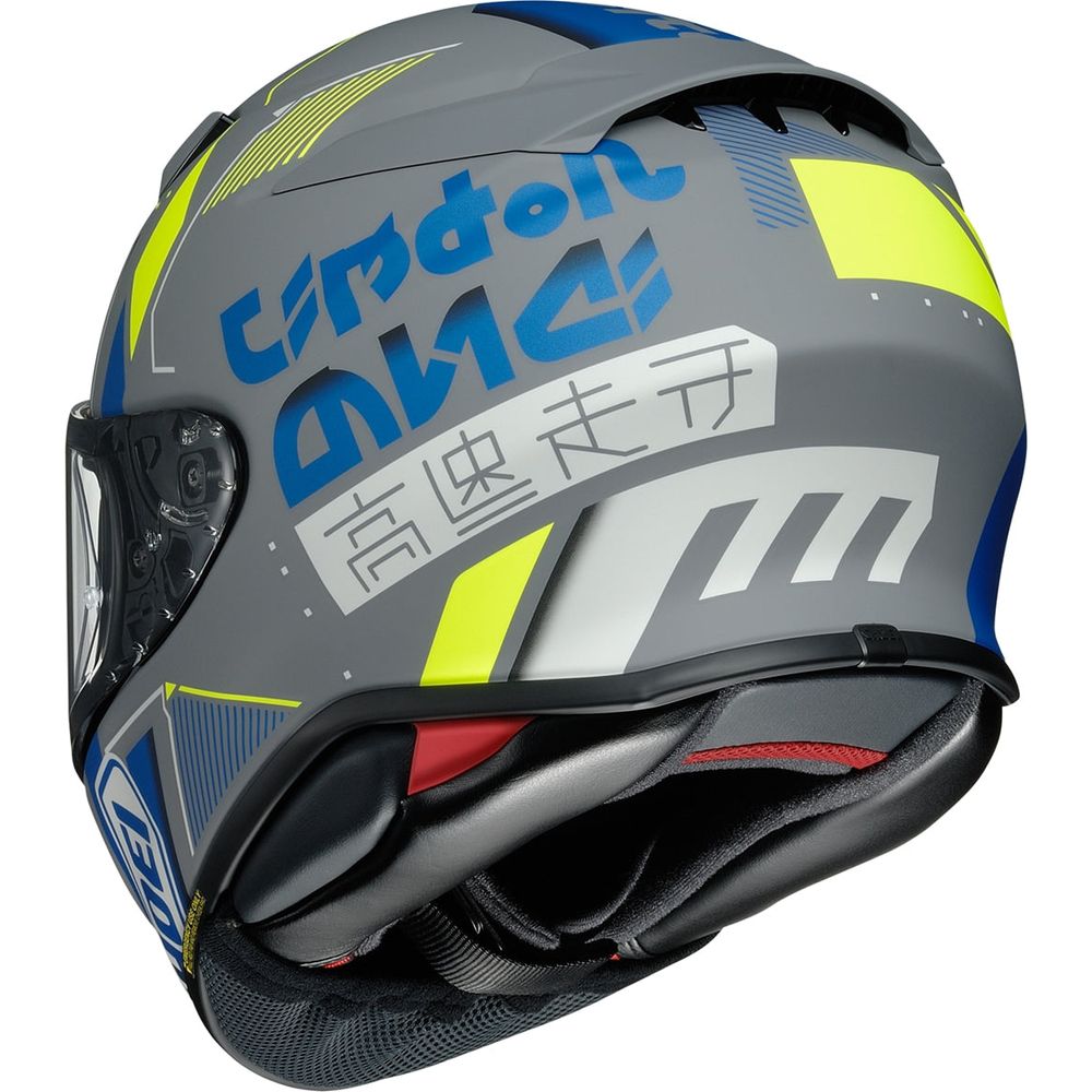 Shoei NXR2 Accolade TC10 Full Face Helmet Grey - FREE UK Shipping, FREE 365 Day Returns | Moto Central