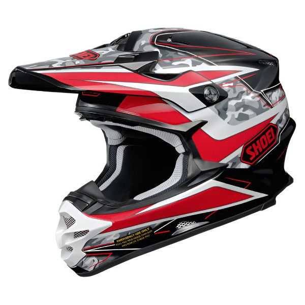 Shoei VFX-W Turmoil TC1 Off-Road Red