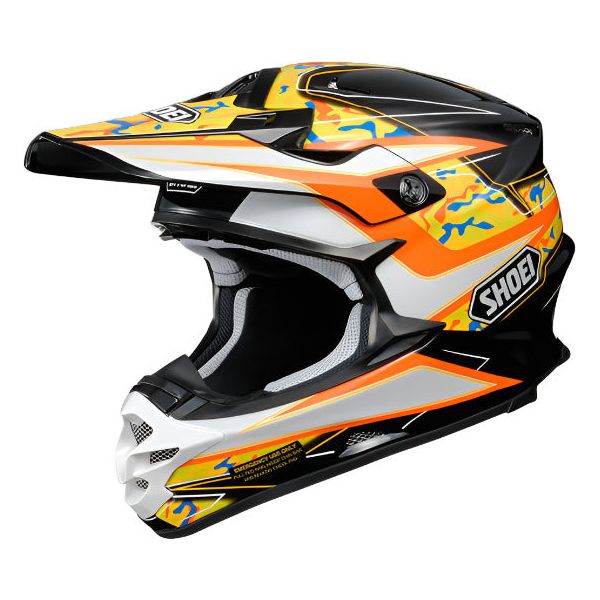 Shoei VFX-W Turmoil TC8 Off-Road Orange