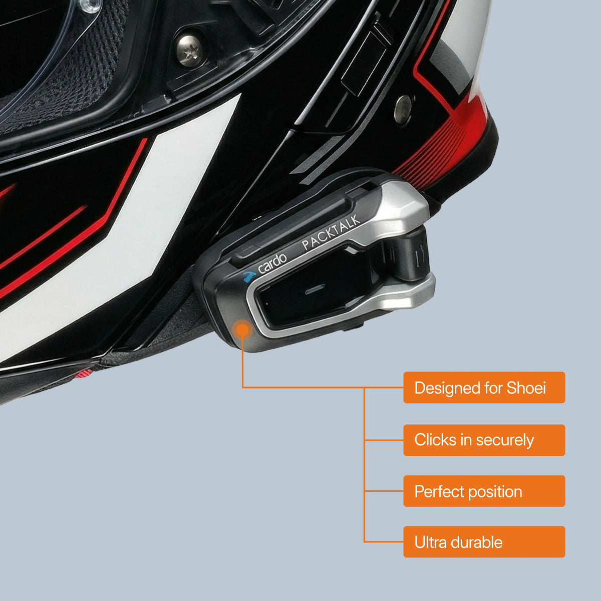 Tubs Jackson Shoei Neotec 3 / GT-Air 3 / J-Cruise 3 To Cardo Bold / Black Adapter FREE UK Delivery, FREE 365 Day Returns | Moto Central