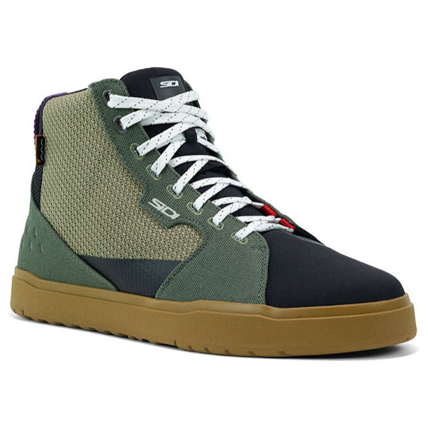 Sidi ARX Air CE Short Boots Lemon Ivy / Bronze – front view