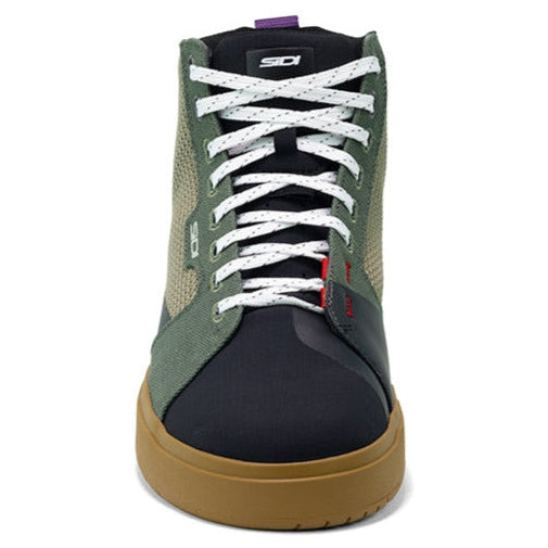 Sidi ARX Air CE Short Boots Lemon Ivy / Bronze – rear view