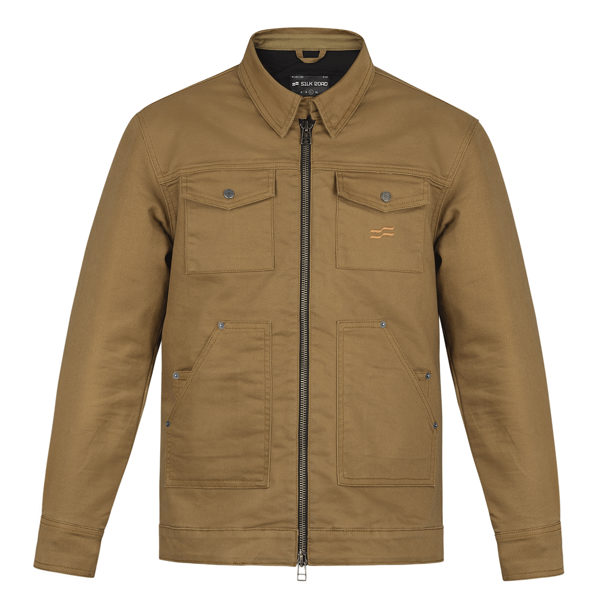 Silk Road Utility Textile Jacket Desert Brown FREE UK Delivery, FREE 365 Day Returns | Moto Central