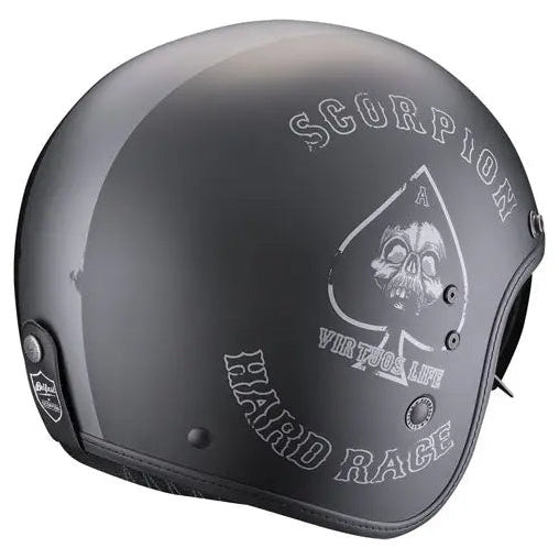 Scorpion Belfast Evo Matt Black / Silver — right-side view