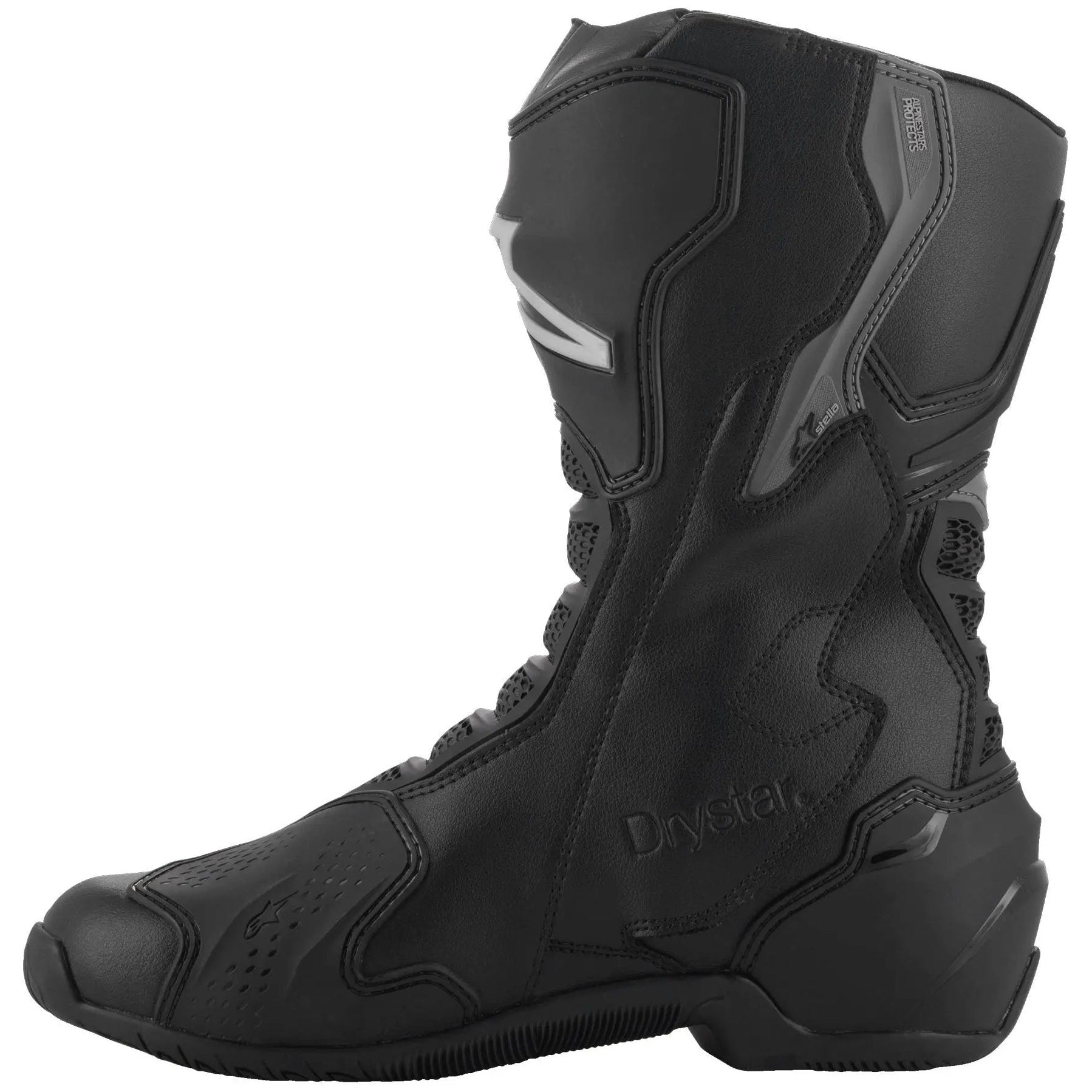 Alpinestars Stella SMX-6 V3 Drystar Ladies Boots Black / Silver inner side view