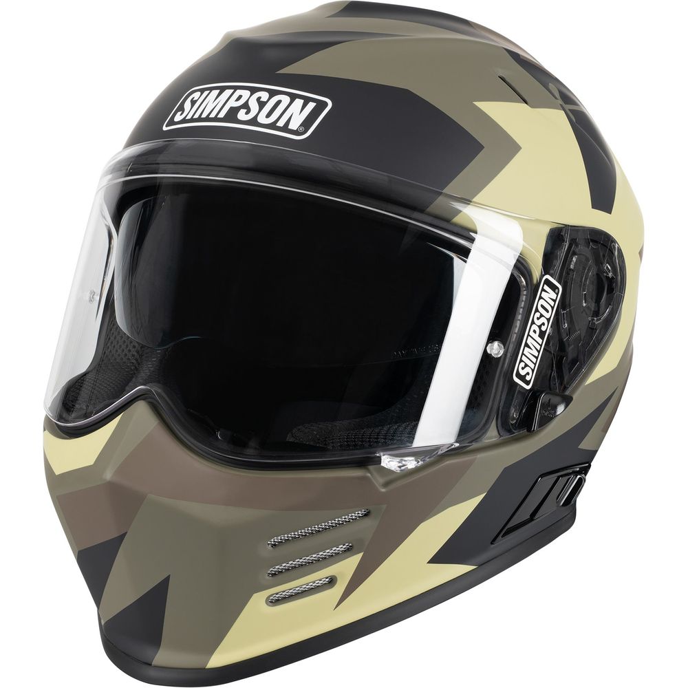 Simpson Venom Comanche ECE 22.06 Green / Brown