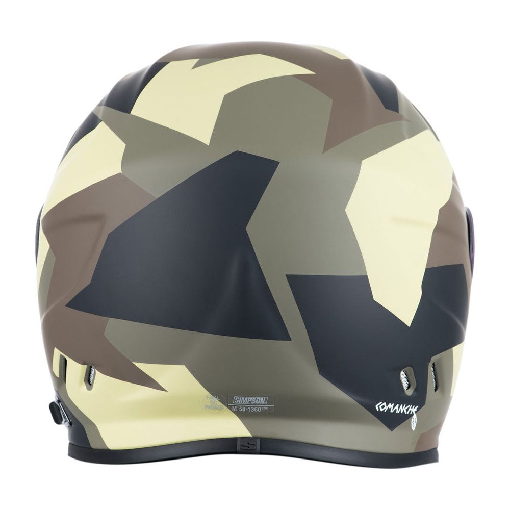 Simpson Venom Comanche ECE 22.06 Green / Brown