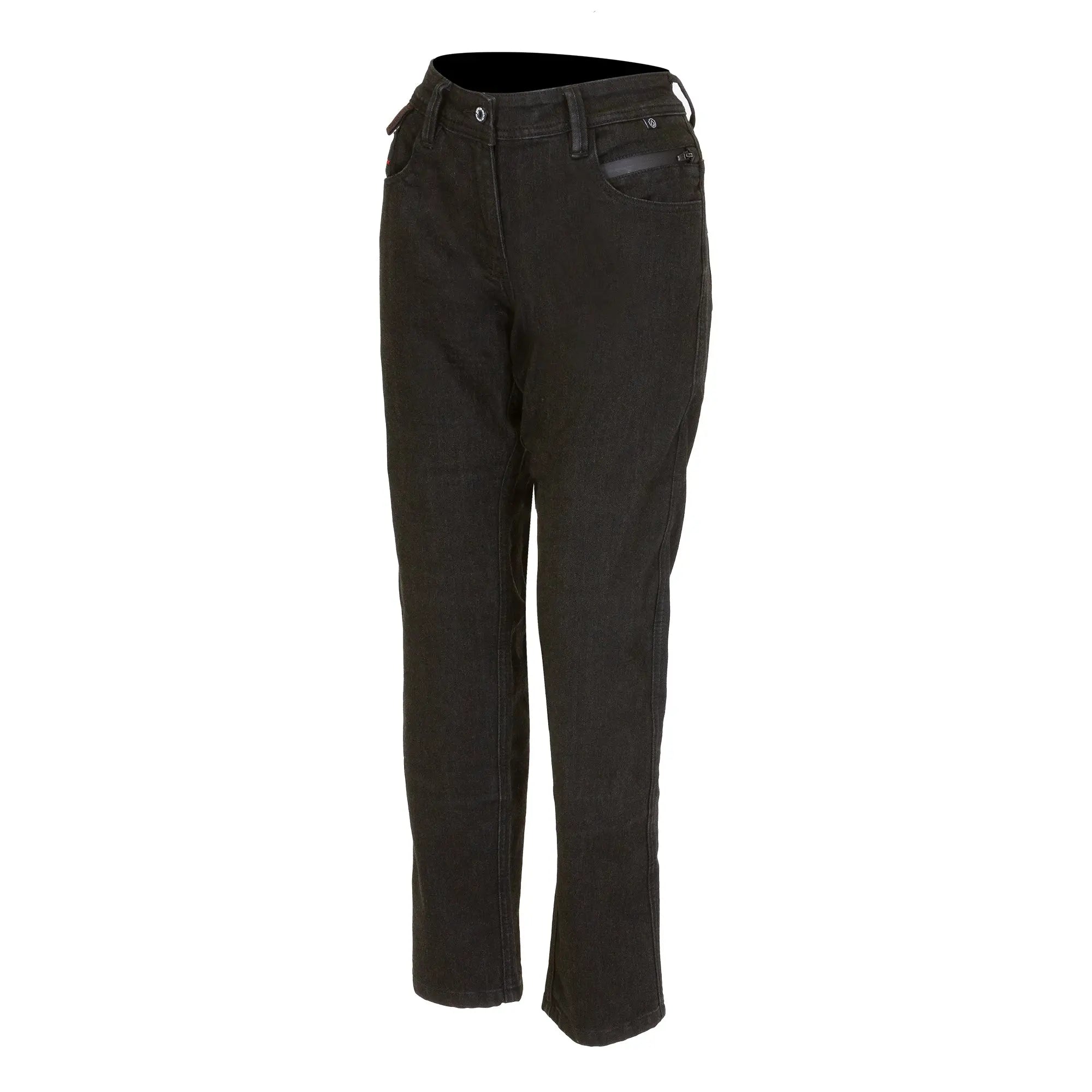 Merlin Soho D3O Ladies Denim Jeans Black  - FREE UK Shipping, FREE 365 Day Returns | Moto Central