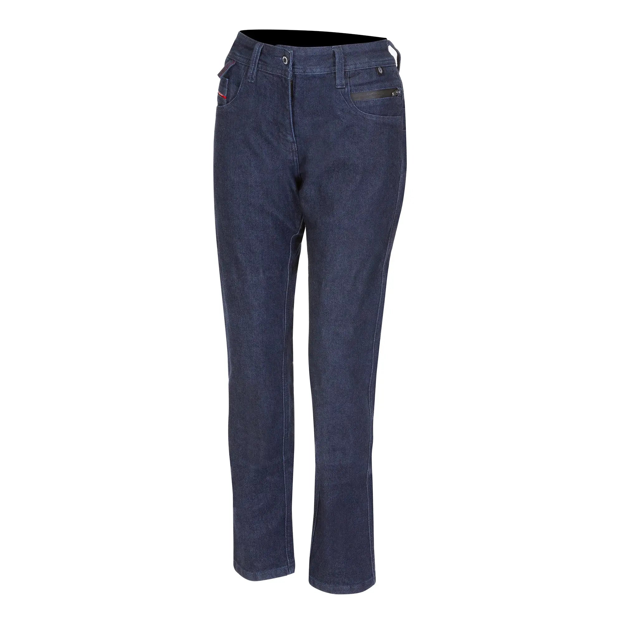 Merlin Soho D3O Ladies Denim Jeans Blue  - FREE UK Shipping, FREE 365 Day Returns | Moto Central