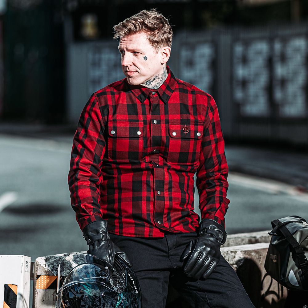Spada Ember CE Shirt Black / Red