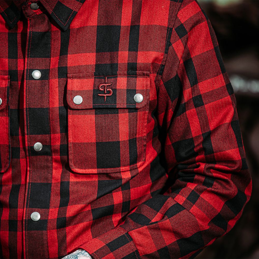 Spada Ember CE Shirt Black / Red