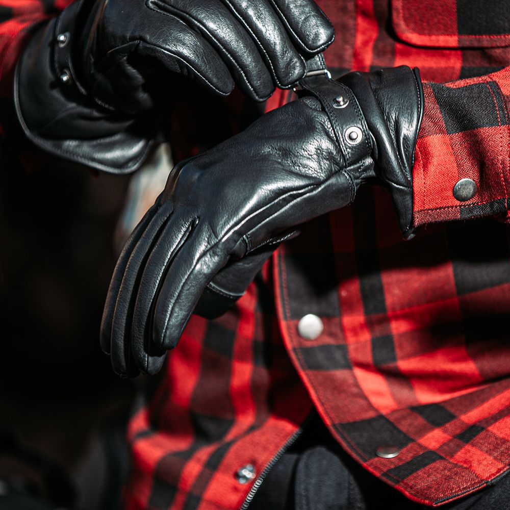 Spada Injector CE Leather Gloves Black