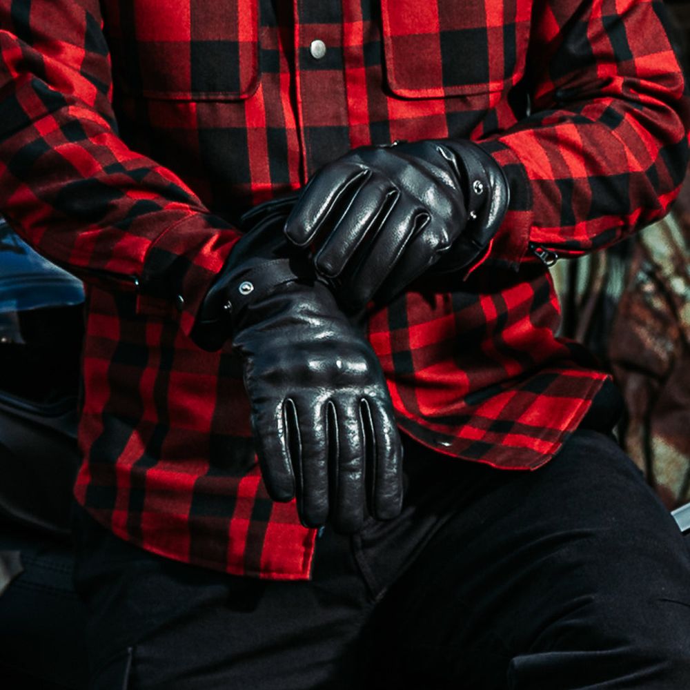 Spada Injector CE Leather Gloves Black