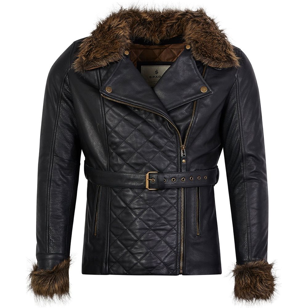 Spada Lancer CE Ladies Leather Coat Black