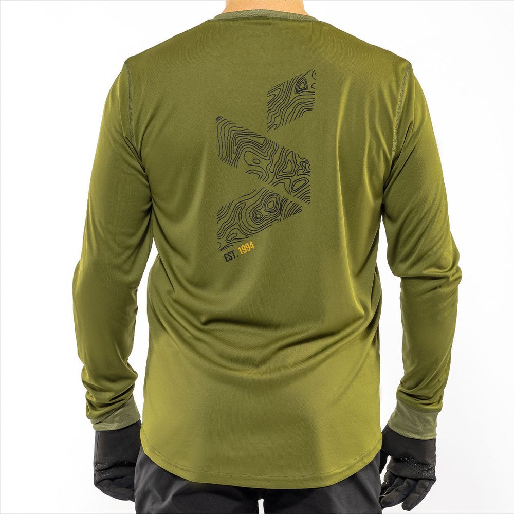 Spada MTB Topo Thermo Long Sleeves Jersey Olive