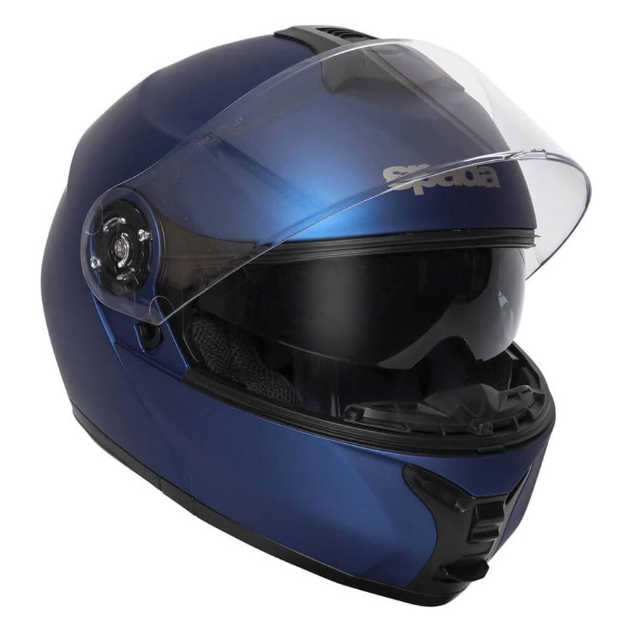Spada Orion Flip-Up Helmet Matt Blue - FREE UK Shipping, FREE 365 Day Returns | Moto Central