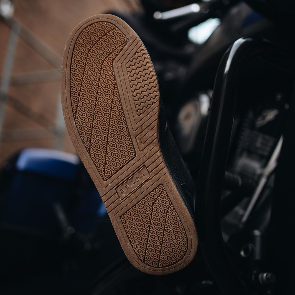 Spada Tachi Waterproof CE Trainer Boots Black - FREE UK Shipping, FREE 365 Day Returns | Moto Central