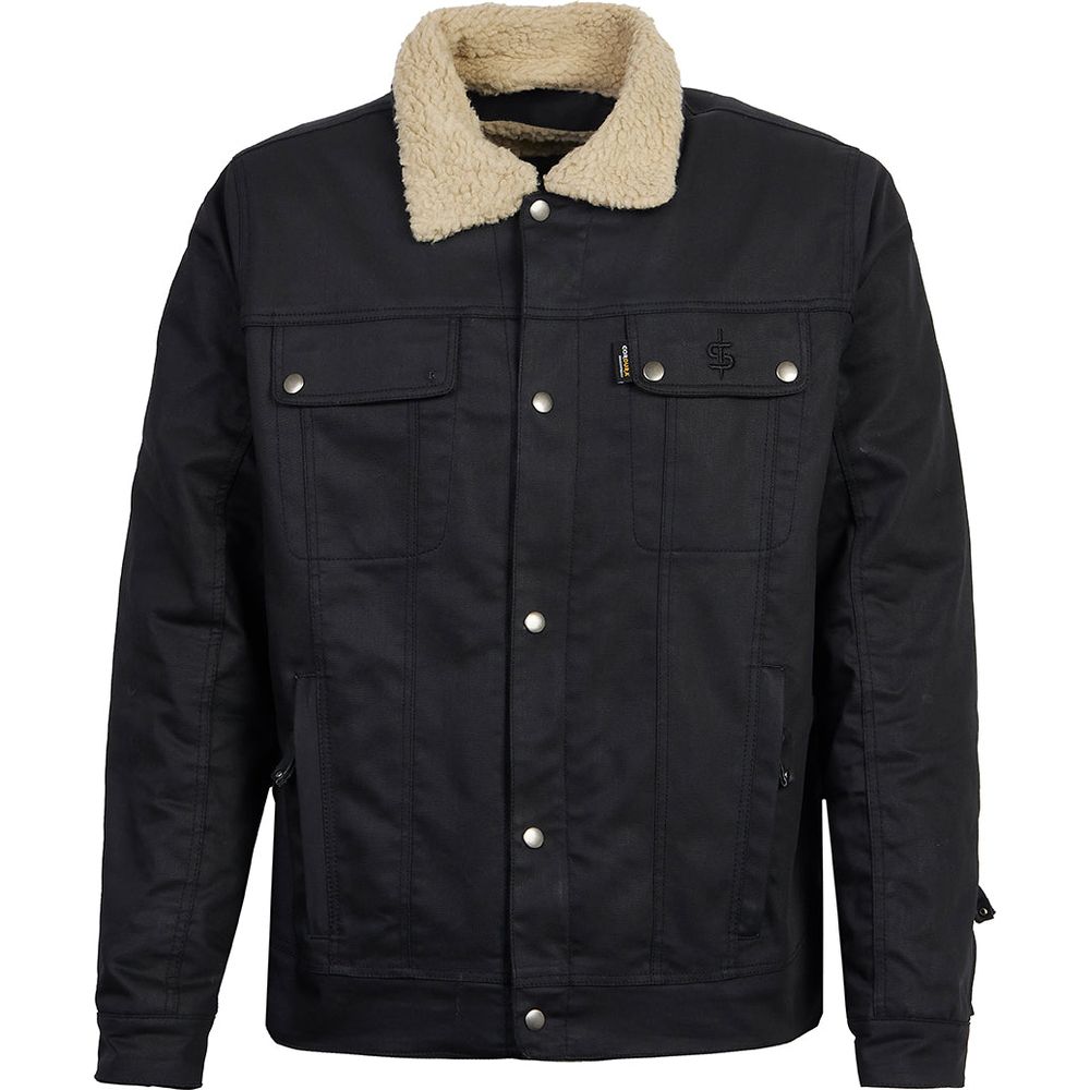 Spada Temper Trucker CE Textile Jacket Black / Tan