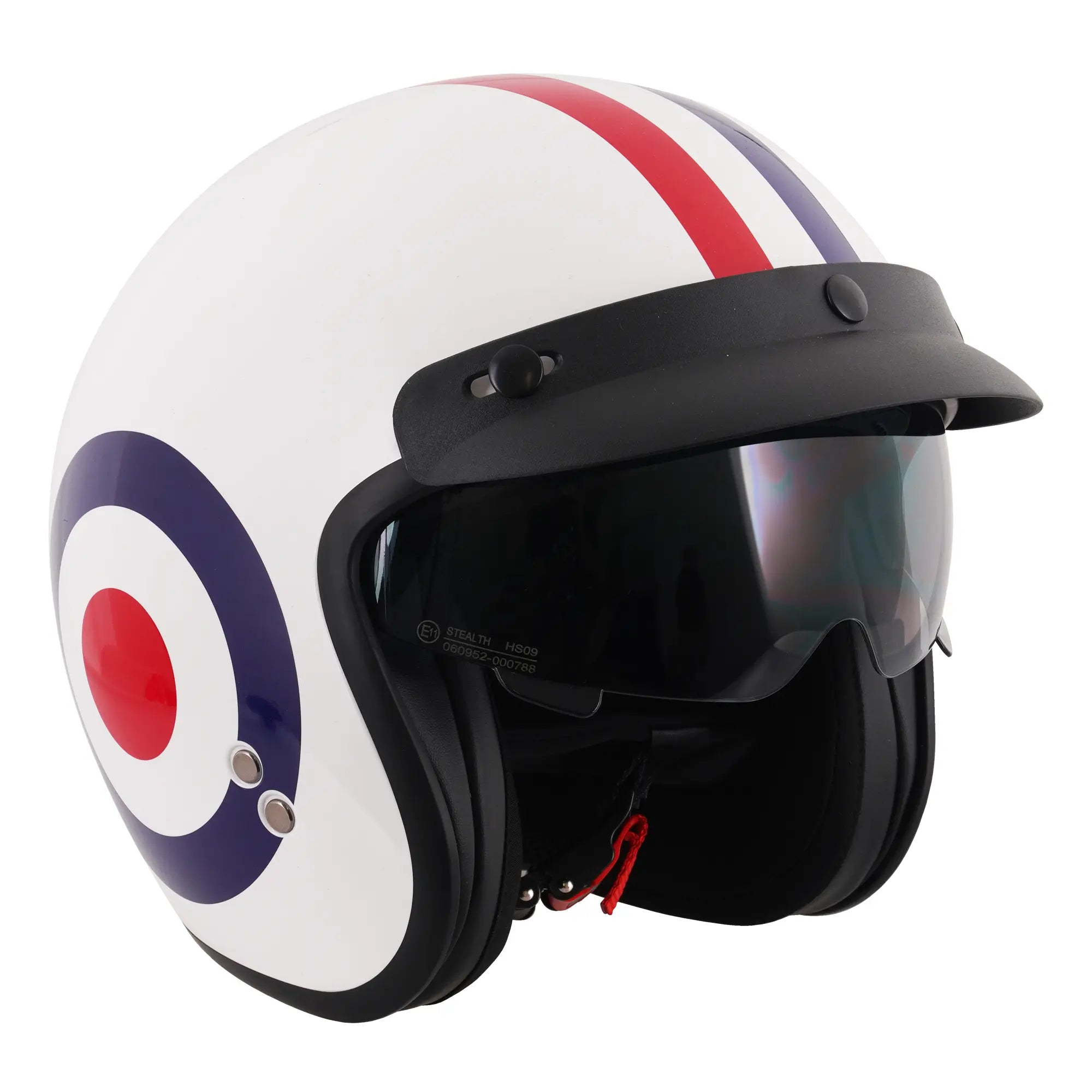 Stealth Jet With Peak Roundel FREE UK Delivery, FREE 365 Day Returns | Moto Central