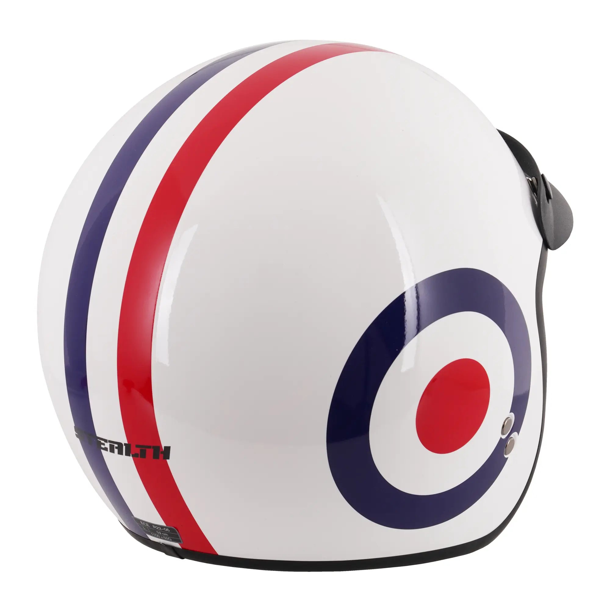 Stealth Jet With Peak Roundel FREE UK Delivery, FREE 365 Day Returns | Moto Central