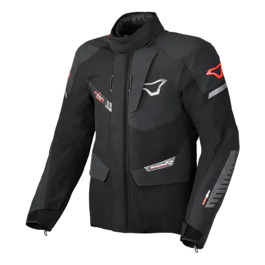 Macna Synchrone Textile Jacket Black  - FREE UK Shipping, FREE 365 Day Returns | Moto Central