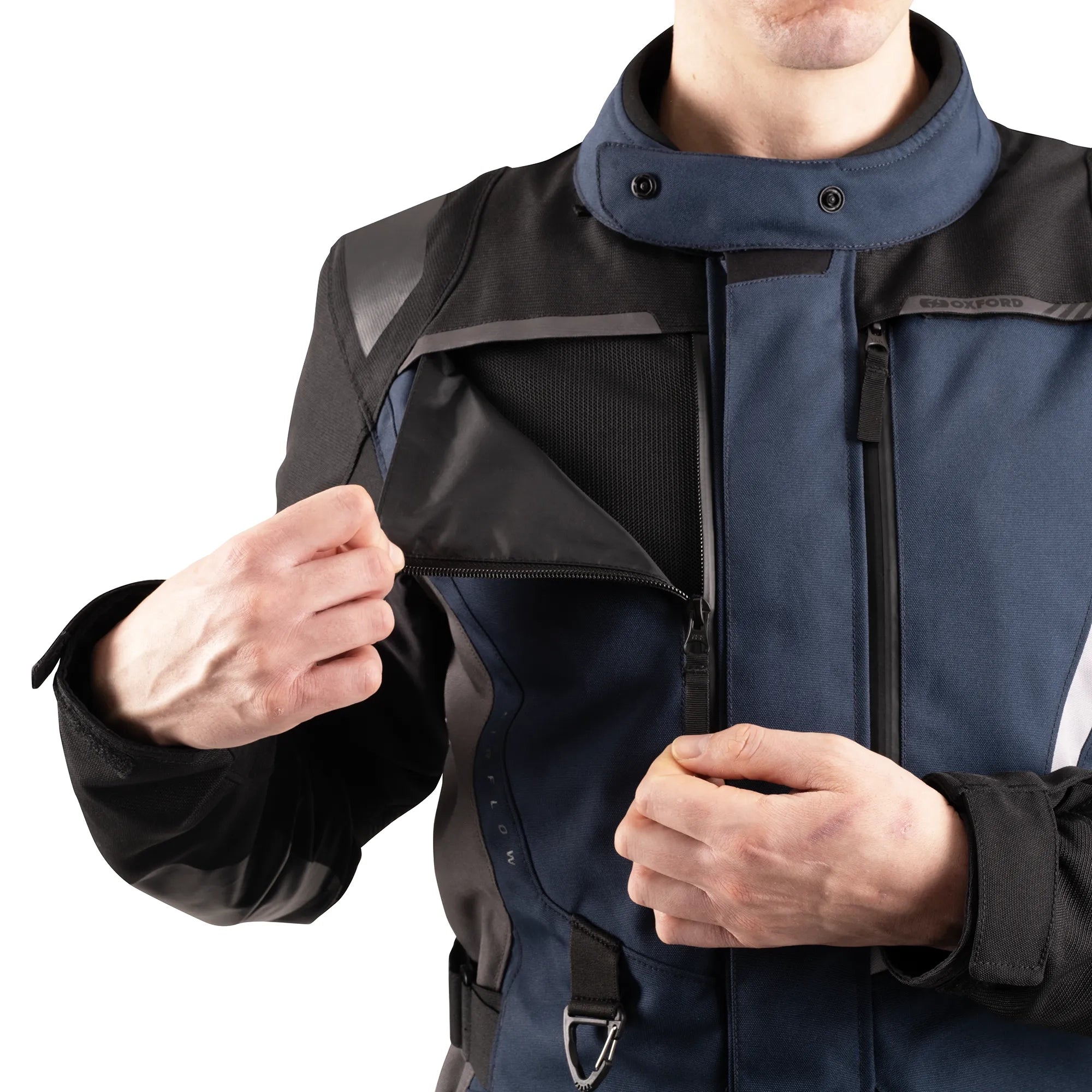 Oxford Montreal 5.0 Textile Jacket Blue / Black / Grey